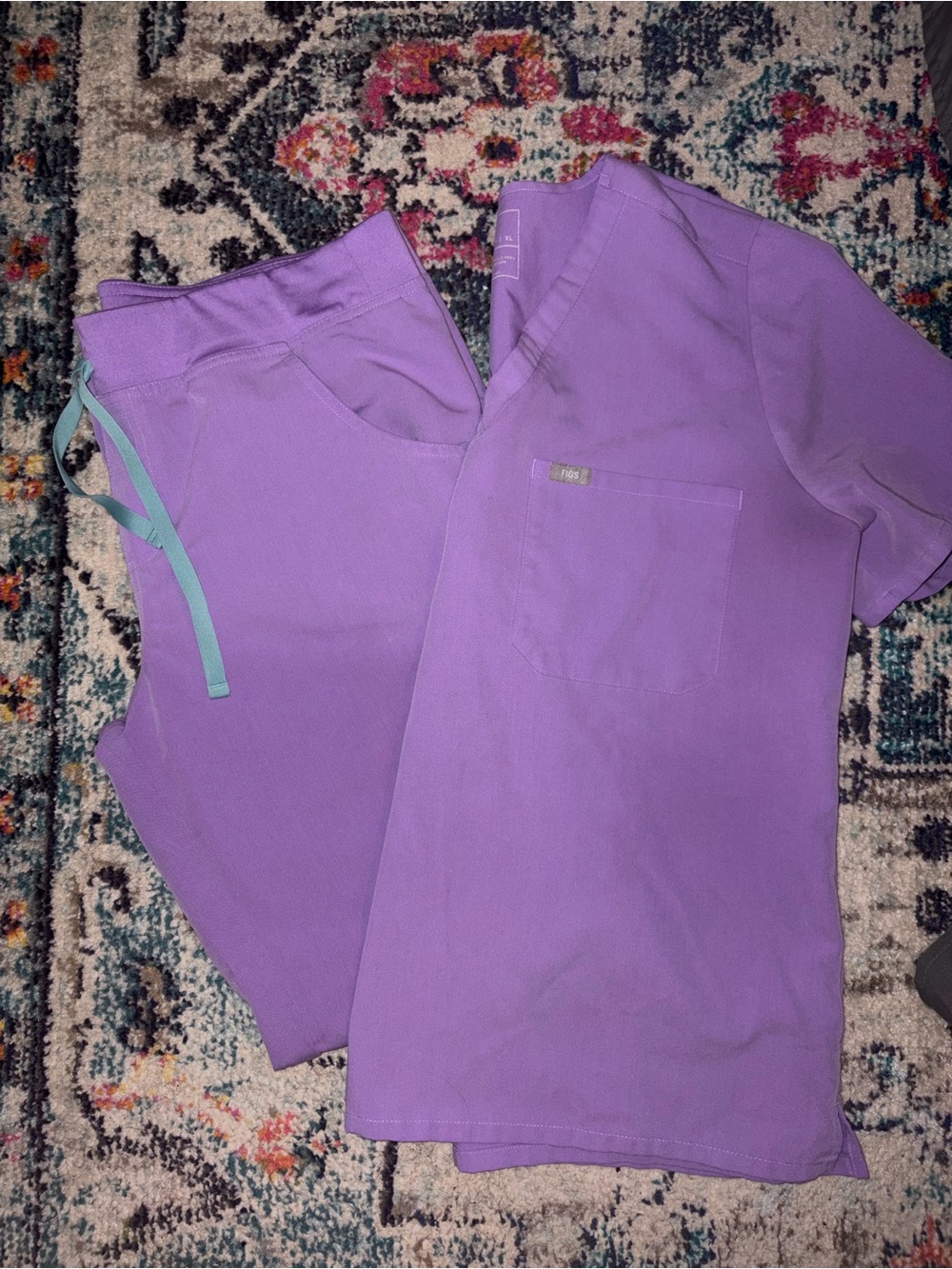 Figs Lilac Dawn Scrub Set